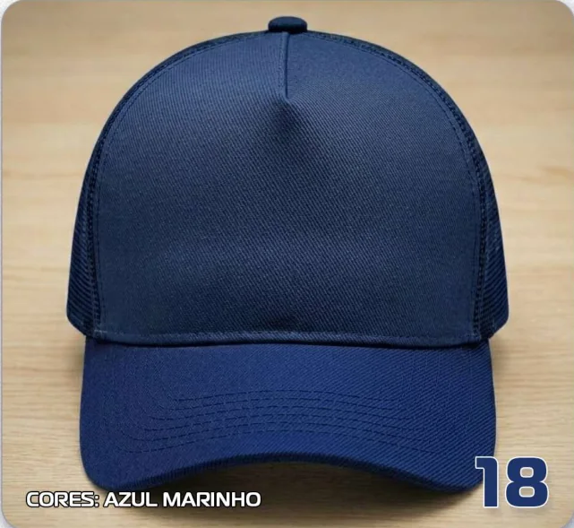 Trucker telado — Azul-marinho · modelo 18