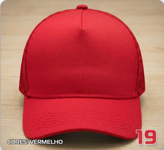 Trucker telado — Vermelho · modelo 19