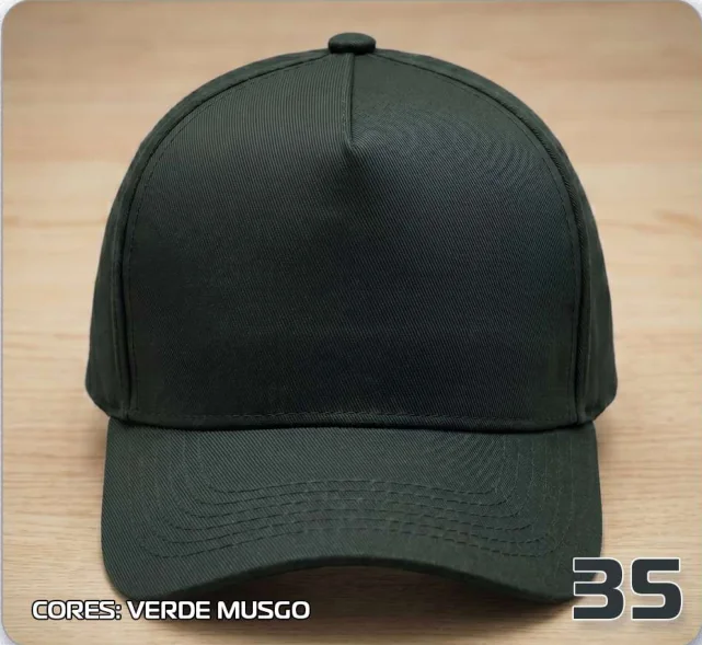 Trucker 100% tecido — Verde-musgo · modelo 35